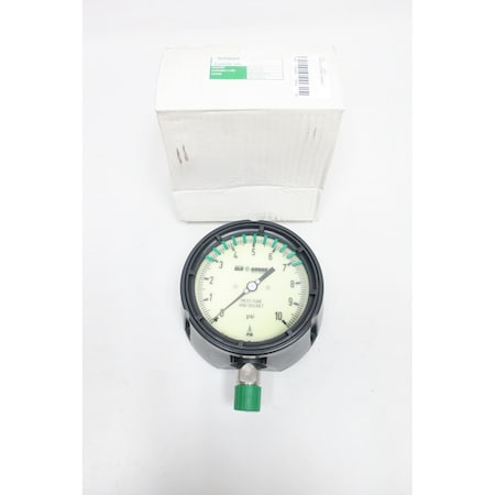 4-1/2In 1/2In 0-10Psi Npt Pressure Gauge